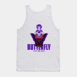 Butterfly Baphomet Skull Tank Top